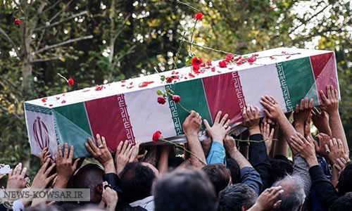 آئین تشییع شهدای گمنام و تازه تفحص شده دوران دفاع مقدس در تهران