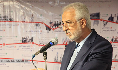 محمد رضا باقری مشاور مدیرعامل سازمان اقتصادی کوثر در مراسم 13 آبان