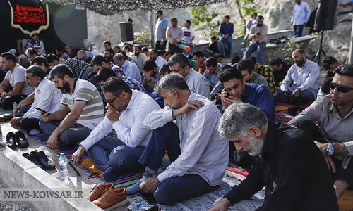 حضور کارکنان سازمان در مراسم روز عرفه کهف الشهداء