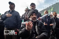 آیین تشییع پیکر مطهر فرماندهان شهید جنگ رمضان در تهران