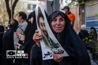 آیین تشییع پیکر مطهر فرماندهان شهید جنگ رمضان در تهران