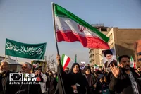 آیین تشییع پیکر مطهر فرماندهان شهید جنگ رمضان در تهران