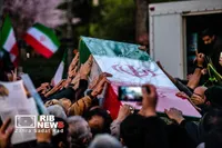 آیین تشییع پیکر مطهر فرماندهان شهید جنگ رمضان در تهران