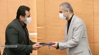 معارفه حامد عین افشار مشاور و دستیار ویژه مدیرعامل سازمان در امور بازرگانی 