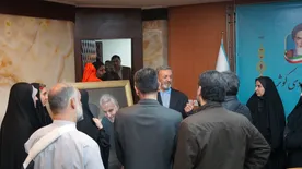 دیدار صمیمانه فرزندان شهید با مهندس اسکندری