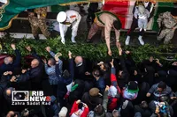 آیین تشییع پیکر مطهر فرماندهان شهید جنگ رمضان در تهران