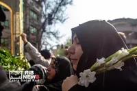 آیین تشییع پیکر مطهر فرماندهان شهید جنگ رمضان در تهران