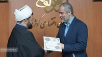 حجت الاسلام محمد حسین پیریائی مدیرکل دفتر روابط عمومی و امور بین‌الملل سازمان اقتصادی کوثر