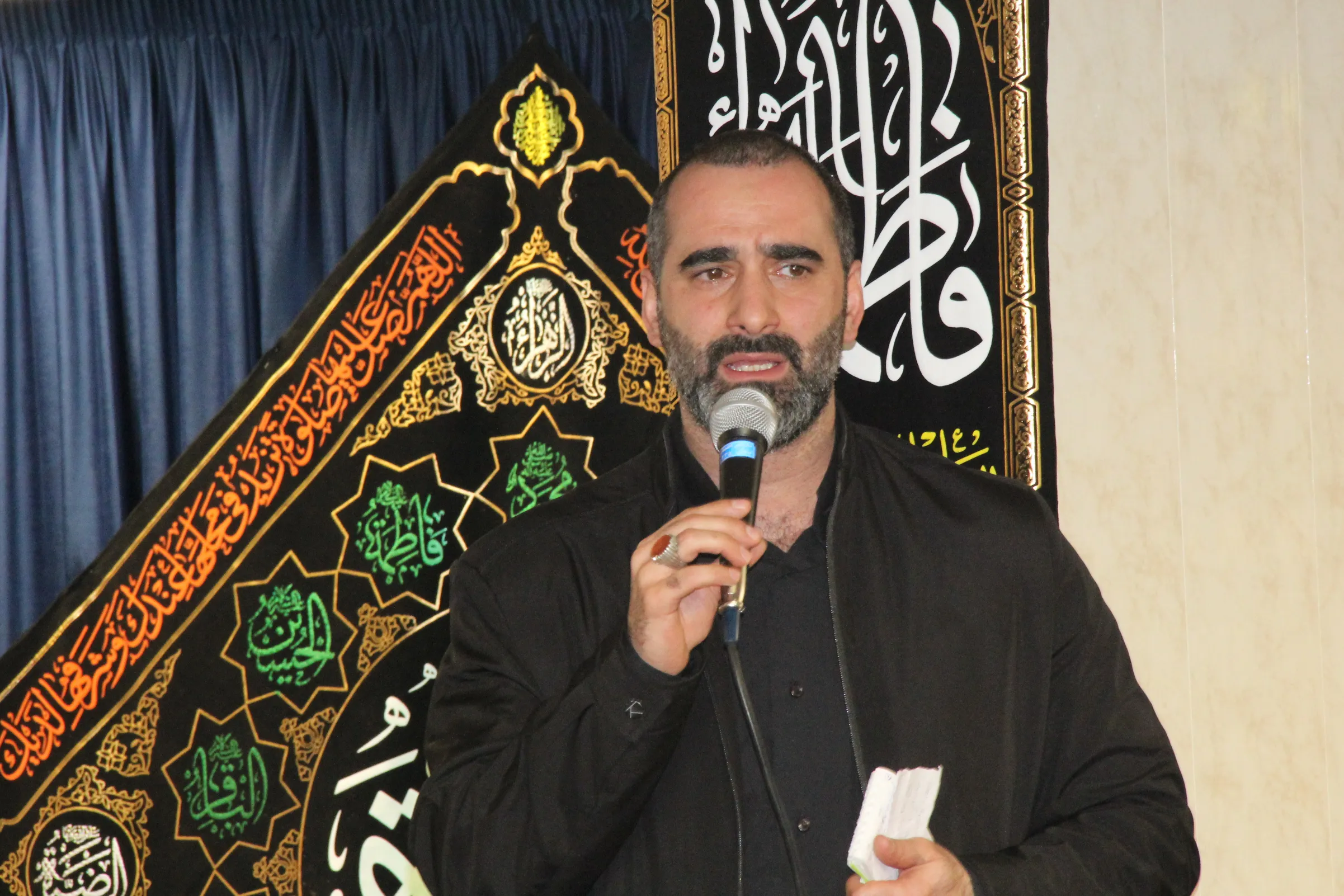 گزارش تصویری برگزاری مجلس عزاداری شهادت حضرت زهرا در نمازخانه ستاد سازمان