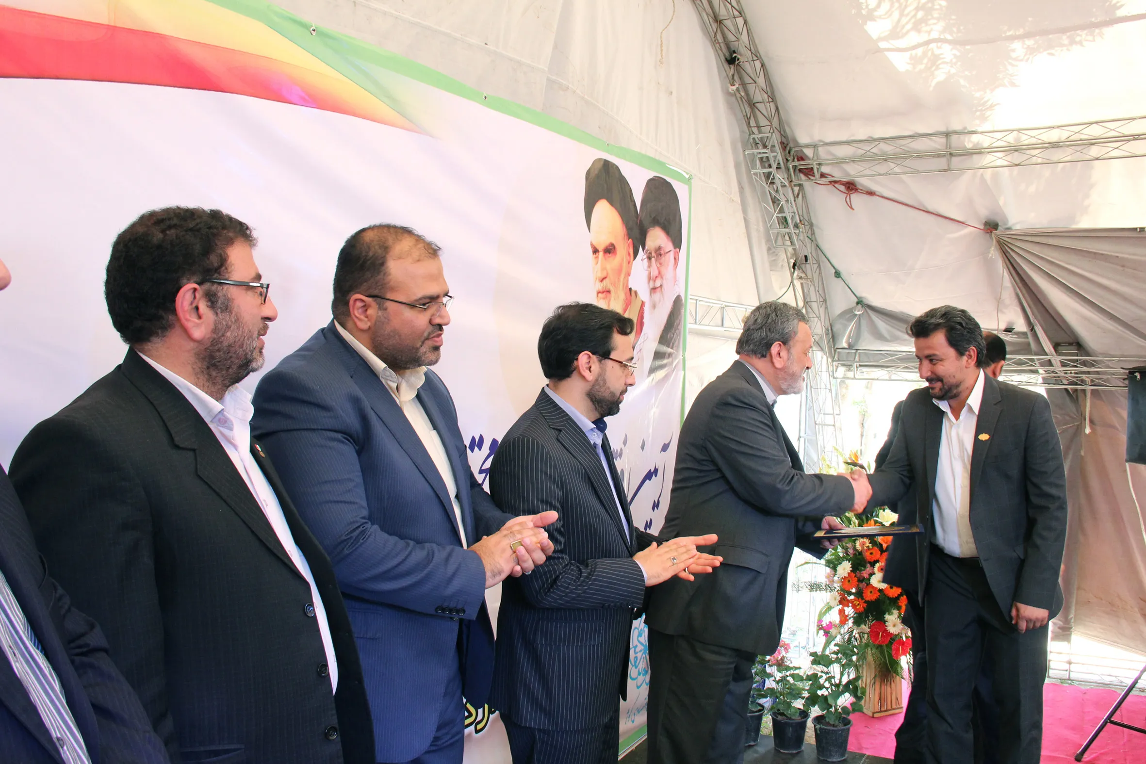 گزارش تصویری آئین افتتاح دو پروژه مهم کشاورزی سازمان اقتصادی کوثر در شهرستان ورامین 1397/02/25