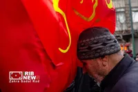 آیین تشییع پیکر مطهر فرماندهان شهید جنگ رمضان در تهران