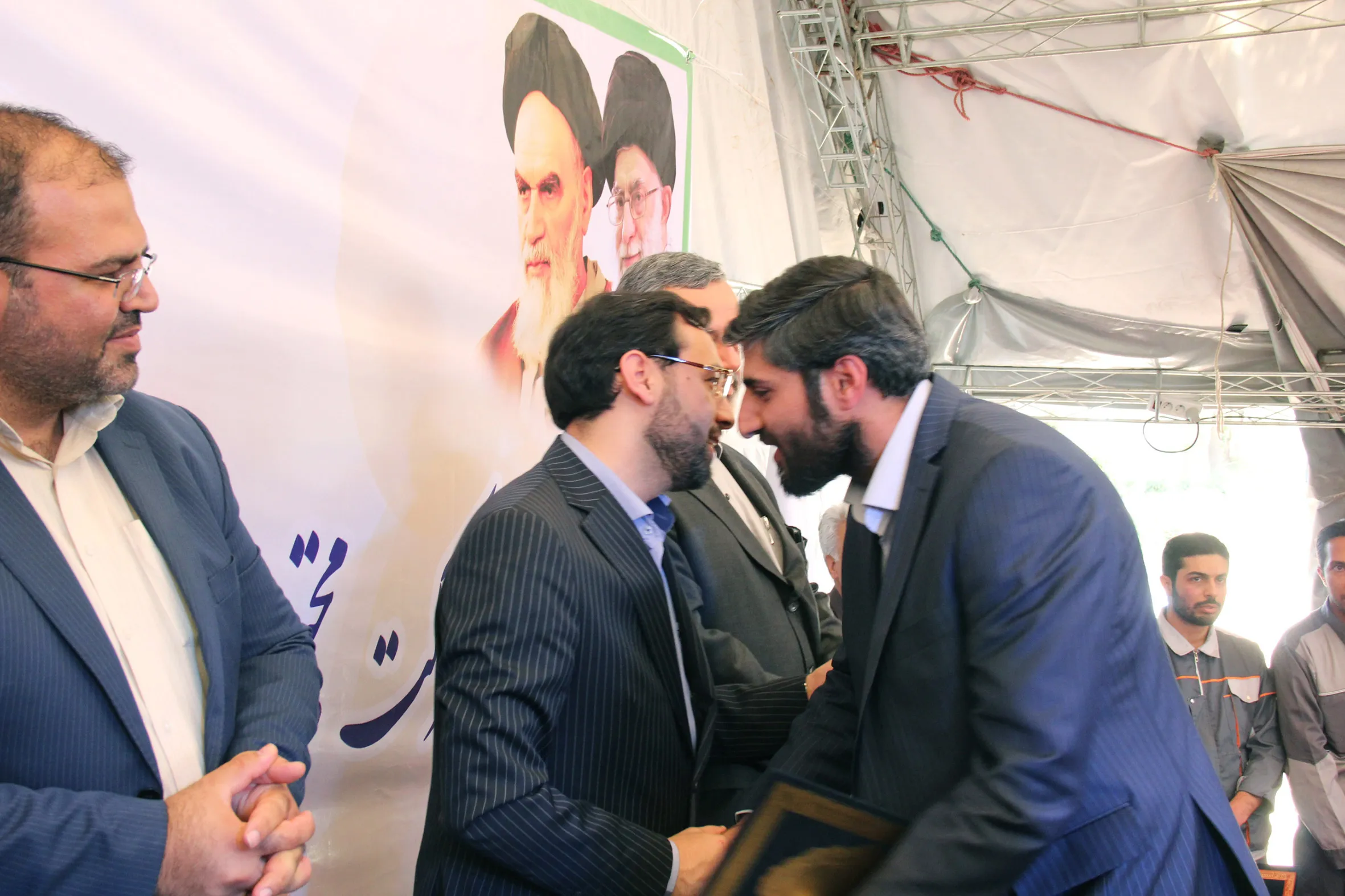 گزارش تصویری آئین افتتاح دو پروژه مهم کشاورزی سازمان اقتصادی کوثر در شهرستان ورامین 1397/02/25