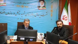دیدار صمیمانه فرزندان شهید با مهندس اسکندری
