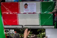 آیین تشییع پیکر مطهر فرماندهان شهید جنگ رمضان در تهران