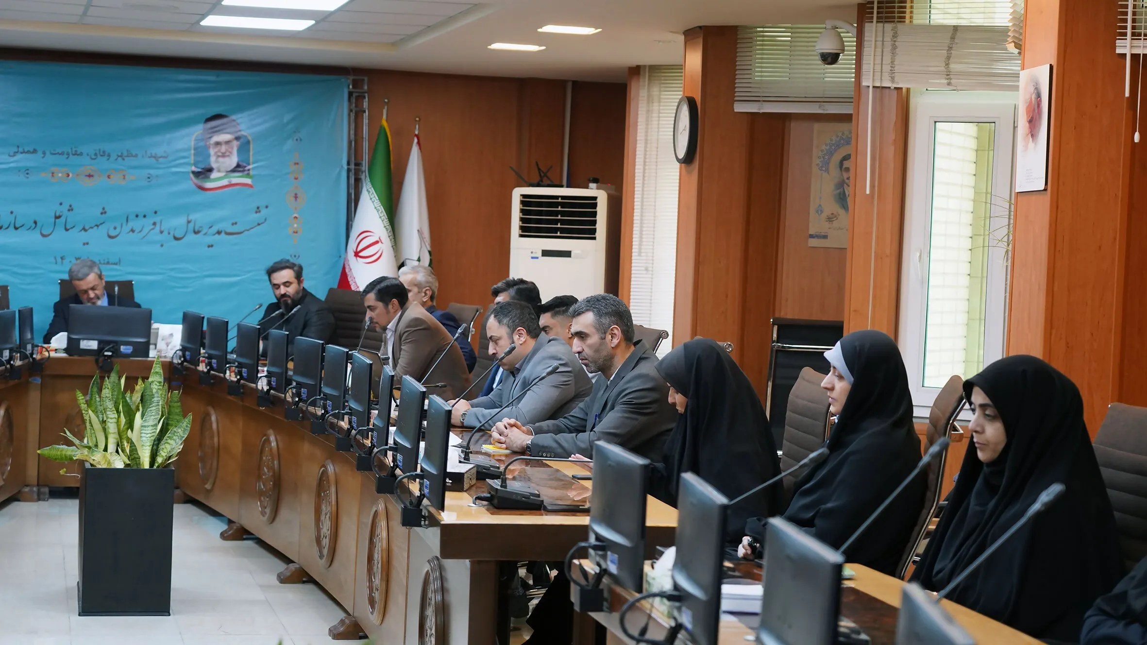 دیدار صمیمانه فرزندان شهید با مهندس اسکندری