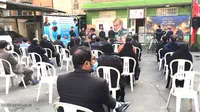 راه اندازی پایگاه سیار انتقال خون برای گرامیداشت حماسه ۹ دی و سالروز شهادت سردار سلیمانی توسط کارکنان سازمان