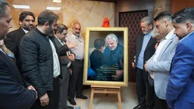 دیدار صمیمانه فرزندان شهید با مهندس اسکندری