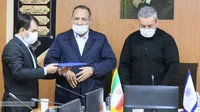 آئین تکریم و معارفه معاون توسعه منابع و پشتیبانی سازمان اقتصادی کوثر