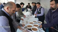 گزارش تصویری | برگزاری  مراسم و برپایی ایستگاه صلواتی به مناسبت سالروز شهادت حاج قاسم سلیمانی