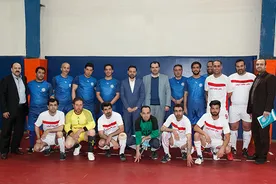 گزارش تصویری برگزاری فینال مسابقات فوتسال