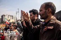 آیین تشییع پیکر مطهر فرماندهان شهید جنگ رمضان در تهران