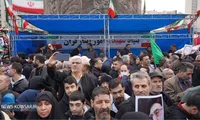 پذیرایی در راهپیمایی ۲۲ دی‌ماه توسط اداره کل پشتیبانی سازمان اقتصادی کوثر