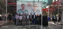 تجدید میثاق مدیران و کارکنان سازمان اقتصادی کوثر با شهدا در هفته دفاع مقدس