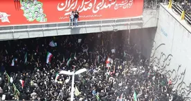 تشییع با شکوه پیکر شهدای مقاومت در تهران