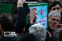 آیین تشییع پیکر مطهر فرماندهان شهید جنگ رمضان در تهران