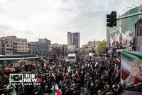 آیین تشییع پیکر مطهر فرماندهان شهید جنگ رمضان در تهران