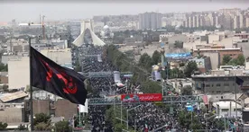 تشییع با شکوه پیکر شهدای مقاومت در تهران