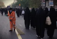 گزارش تصویری تشییع شهیدان گمنام
