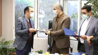 تکریم و معارفه مدیران عامل دو گروه و یک شرکت تابعه سازمان با حضور دکتر ناصر فخاری