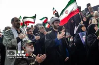 آیین تشییع پیکر مطهر فرماندهان شهید جنگ رمضان در تهران