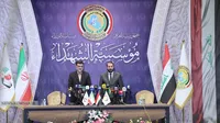 گزارش تصویری | دیدار معاون رئیس جمهور و رئیس بنیاد شهید و امور ایثارگران و مدیرعامل سازمان با مدیر مؤسسه شهداء عراق