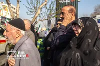 آیین تشییع پیکر مطهر فرماندهان شهید جنگ رمضان در تهران