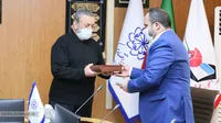 آئین تکریم و معارفه معاون توسعه منابع و پشتیبانی سازمان اقتصادی کوثر