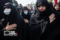 آیین تشییع پیکر مطهر فرماندهان شهید جنگ رمضان در تهران