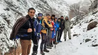 گزارش تصویری| صعود تیم کوهنوردی سازمان به قله پلگنچال