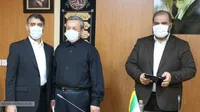 آئین تکریم و معارفه مدیرکل حراست سازمان اقتصادی کوثر