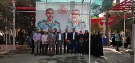 تجدید میثاق مدیران و کارکنان سازمان اقتصادی کوثر با شهدا در هفته دفاع مقدس