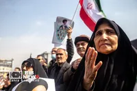 آیین تشییع پیکر مطهر فرماندهان شهید جنگ رمضان در تهران