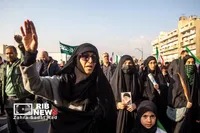 آیین تشییع پیکر مطهر فرماندهان شهید جنگ رمضان در تهران