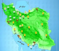 تداوم بارش در غرب، مرکز و شمال کشور