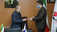 تکریم و معارفه فرمانده پایگاه مقاومت بسیج سازمان اقتصادی کوثر