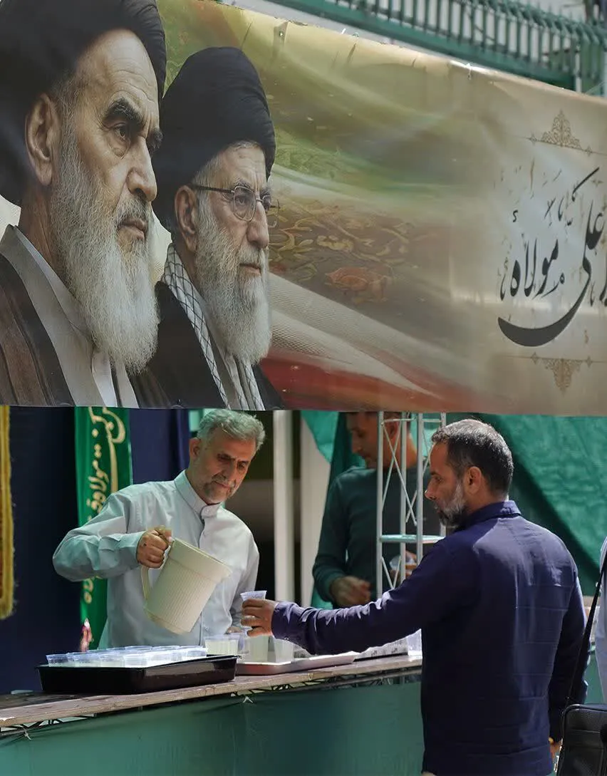 گزارش تصویری موکب پذیرایی سازمان به مناسبت عید سعید غدیر و ارتحال حضرت امام