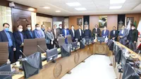 آئین تکریم و معارفه مدیرکل حراست سازمان اقتصادی کوثر
