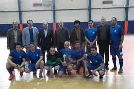 گزارش تصویری برگزاری فینال مسابقات فوتسال