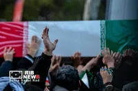 آیین تشییع پیکر مطهر فرماندهان شهید جنگ رمضان در تهران