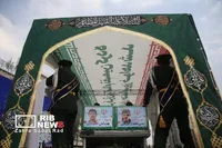 آیین تشییع پیکر مطهر فرماندهان شهید جنگ رمضان در تهران